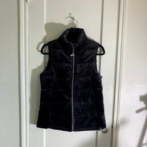 Velvet Puffer Vest